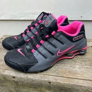 Nike Shox NZ LE Athletic Shoes - 636088 026 Black Pink Gray Women’s 11.5
